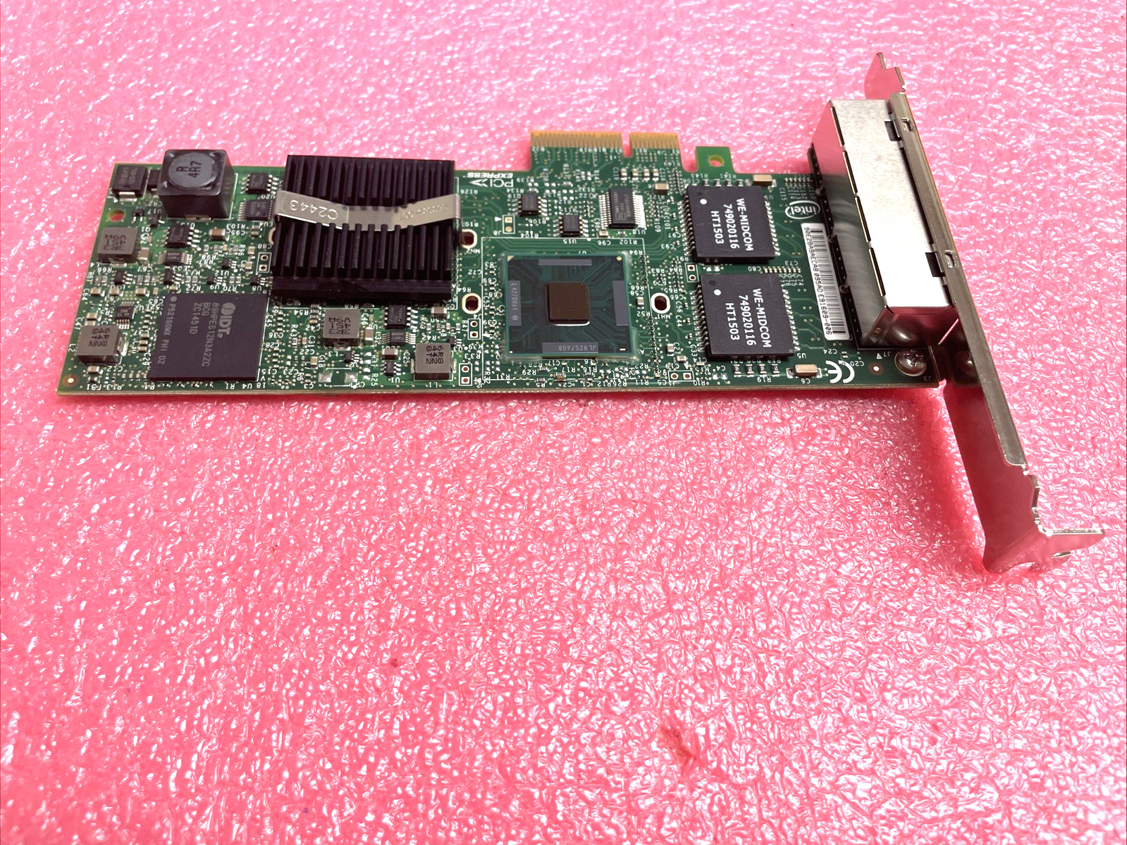 NICE Intel Gigabit ET2 Quad Port Server Adapter (E1G44ET2BLK) WORKING .