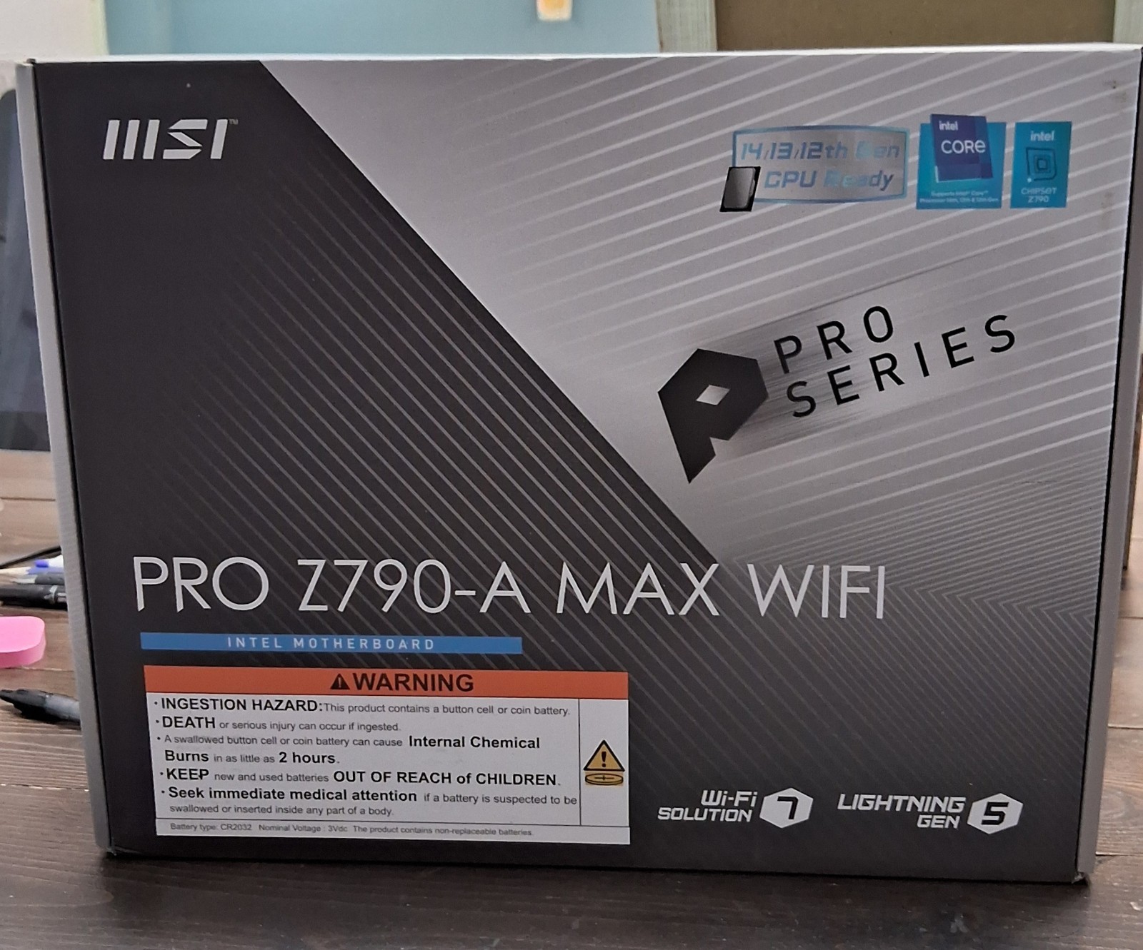 MSI PRO Z790-A MAX WIFI Intel Z790 LGA1700 DDR5 ATX WiFi 7 Motherboard NEW