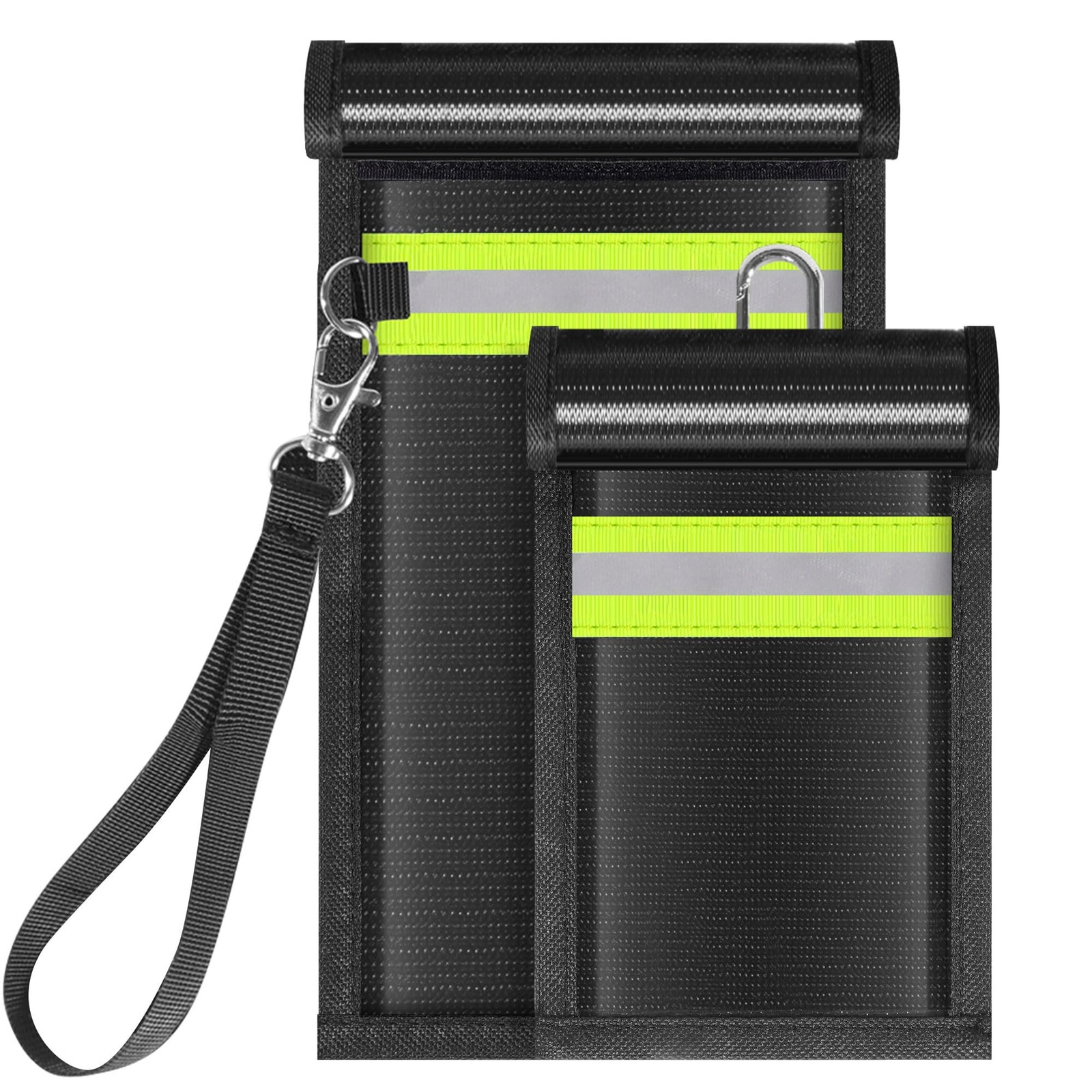 2 Pack Faraday Bags,Portable Faraday Key Fob Protector EMP Protection Bags,Farad