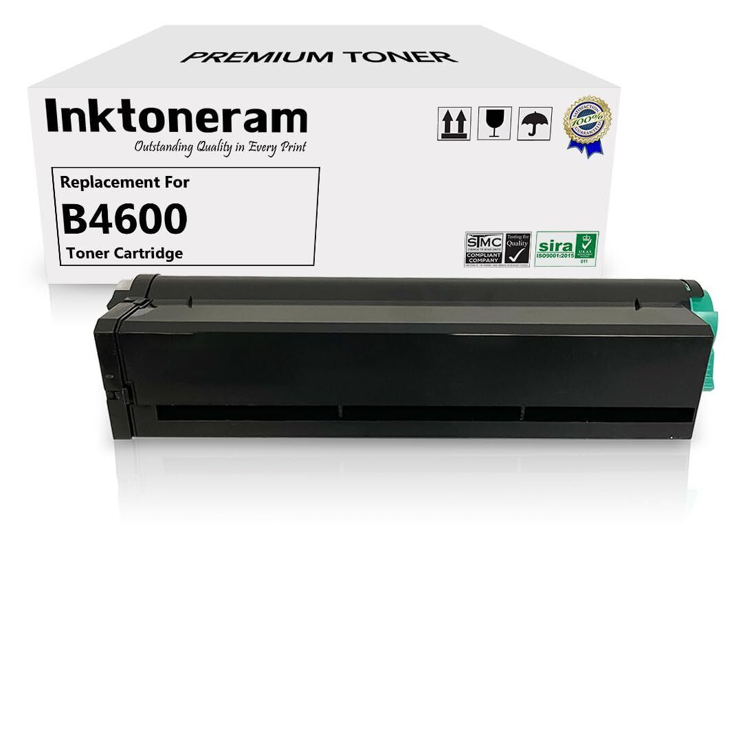 Inktoneram Compatible Toner Cartridge Replacement for Okidata B4600 B4550 (High