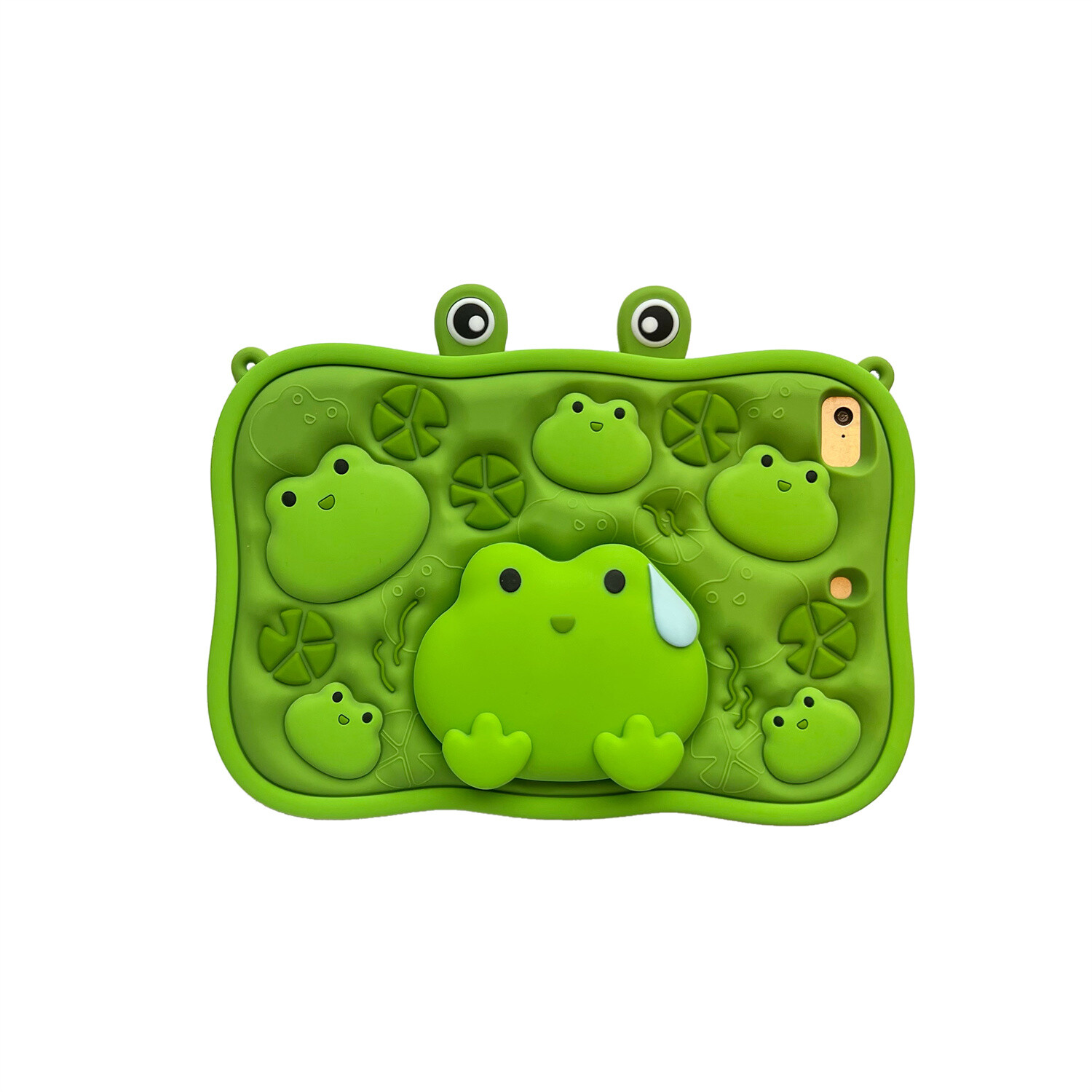 Frog Kids Shockproof Case Holder For iPad 10th 9 8 7 mini 6 5 4 3 Air 1 2 Pro 11