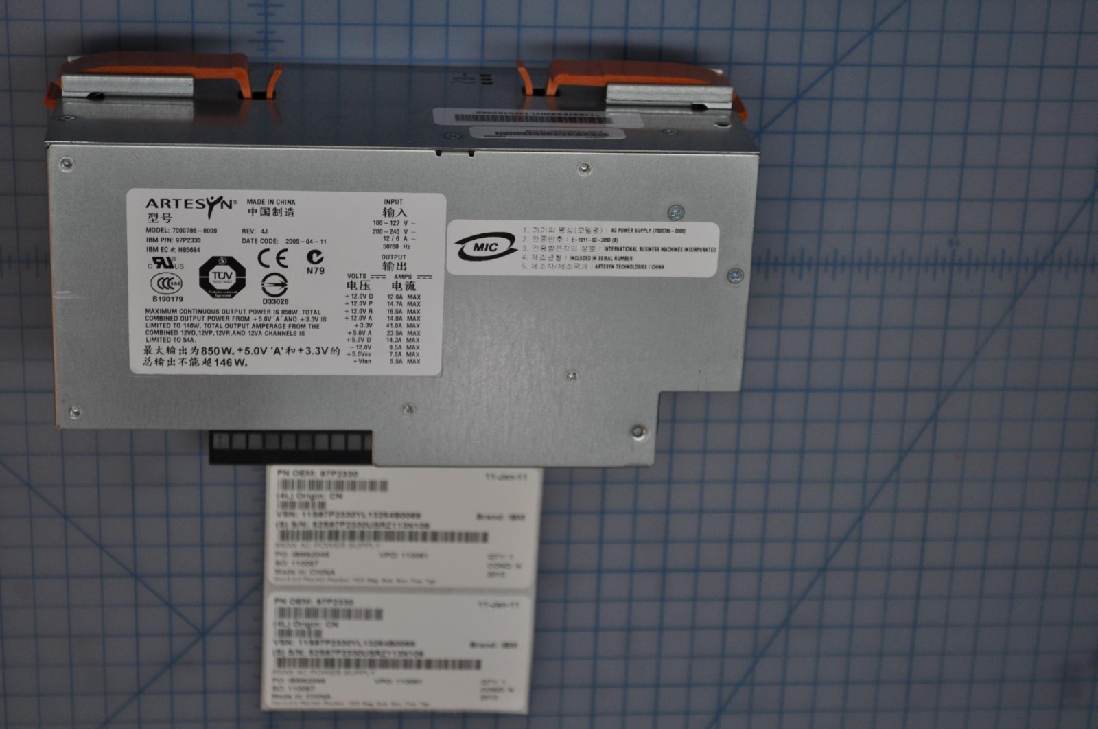 IBM PWR SUPPLY GRADE B 97P2330