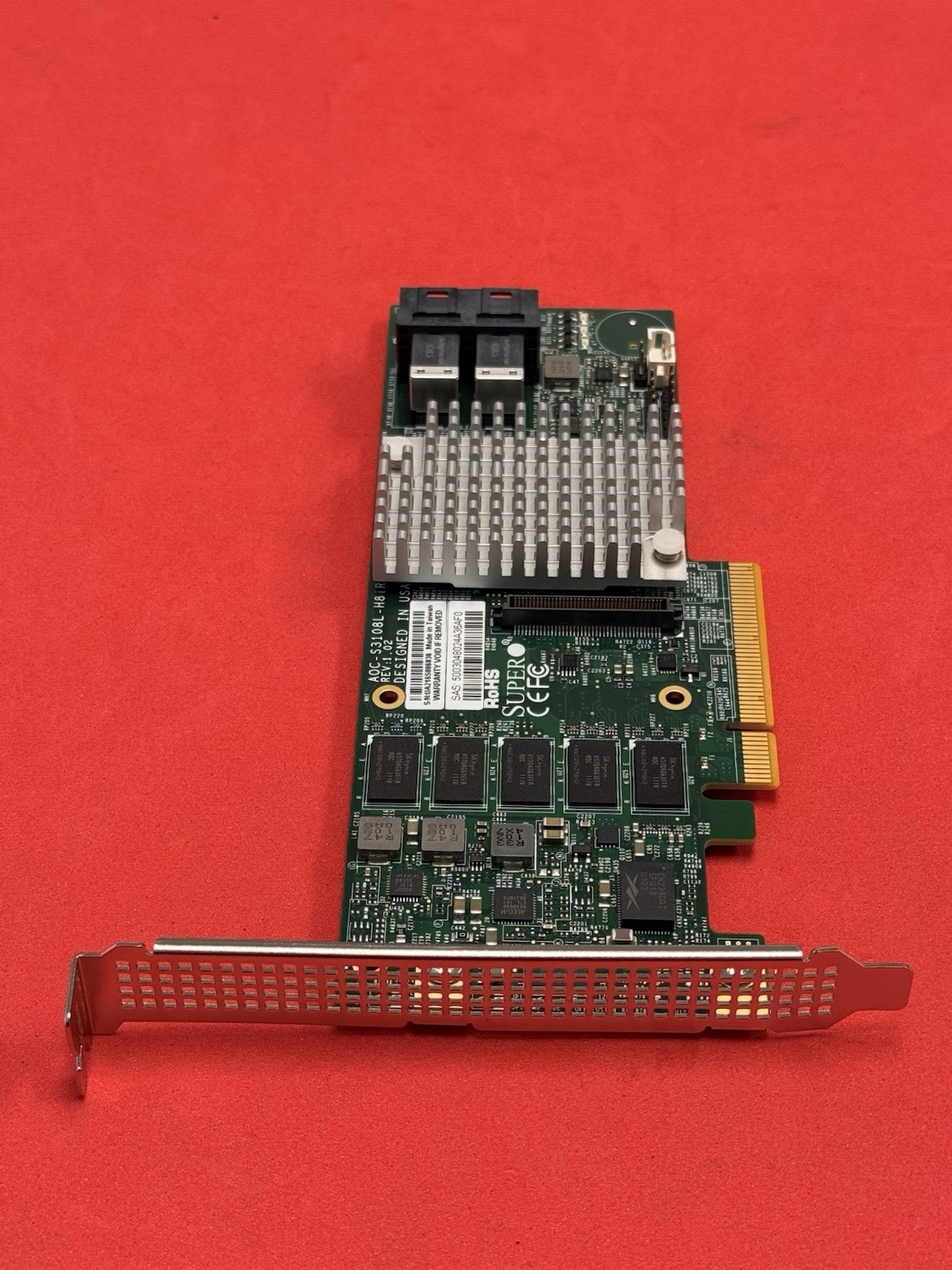 Supermicro AOC-S3108L-H8IR 12Gb/s 8 Port SAS Internal RAID Adapter