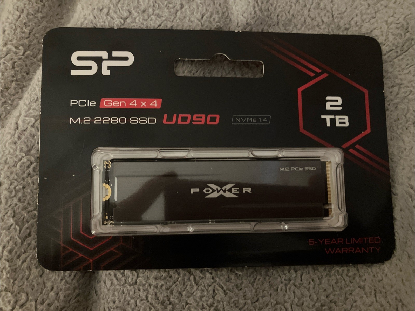 Silicon Power UD90 2TB NVMe PCIe Gen4x4 M.2 2280 Internal SSD – Up to 5000MB/s