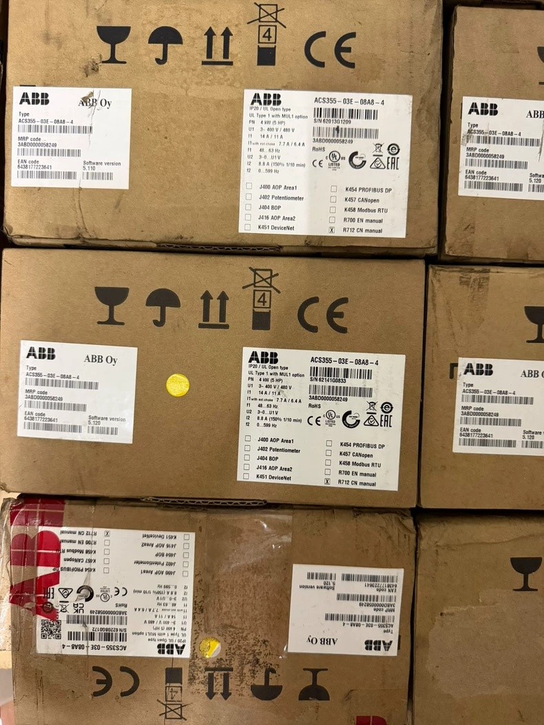 3PCS Brand New ABB ACS355-03E-08A8-4 Frequency Converter Fast Shipping