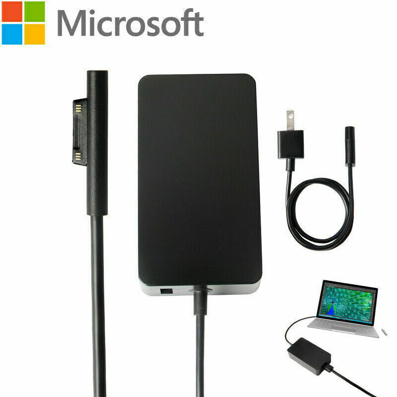 Microsoft Surface Pro 4 Pro 3 Pro 5 15V 4A 1706 AC Adapter Charger 65W