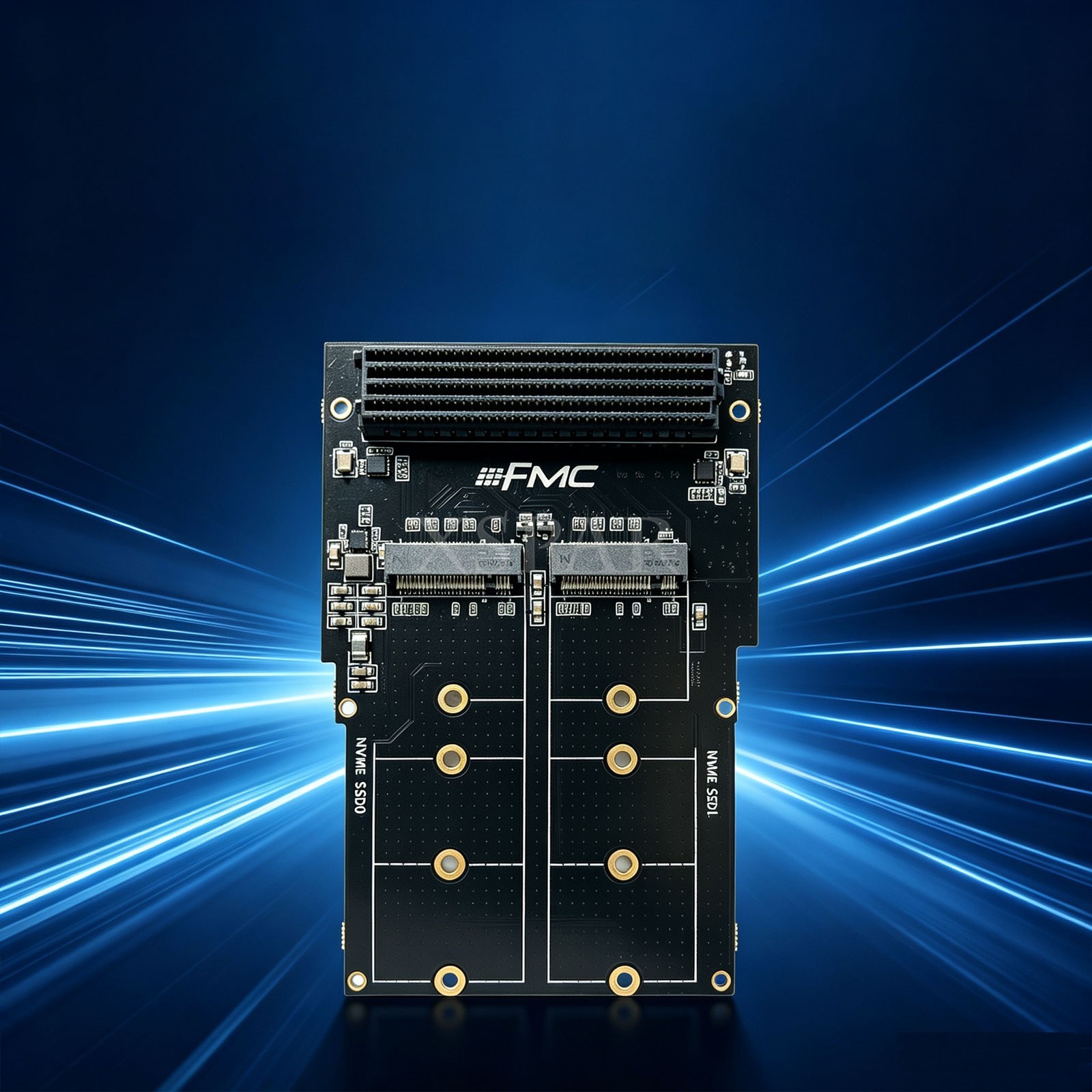 FMC2DualSSD Dual Channel M.2 SSD Expansion Card PCIE3.0x4 Expansion Module