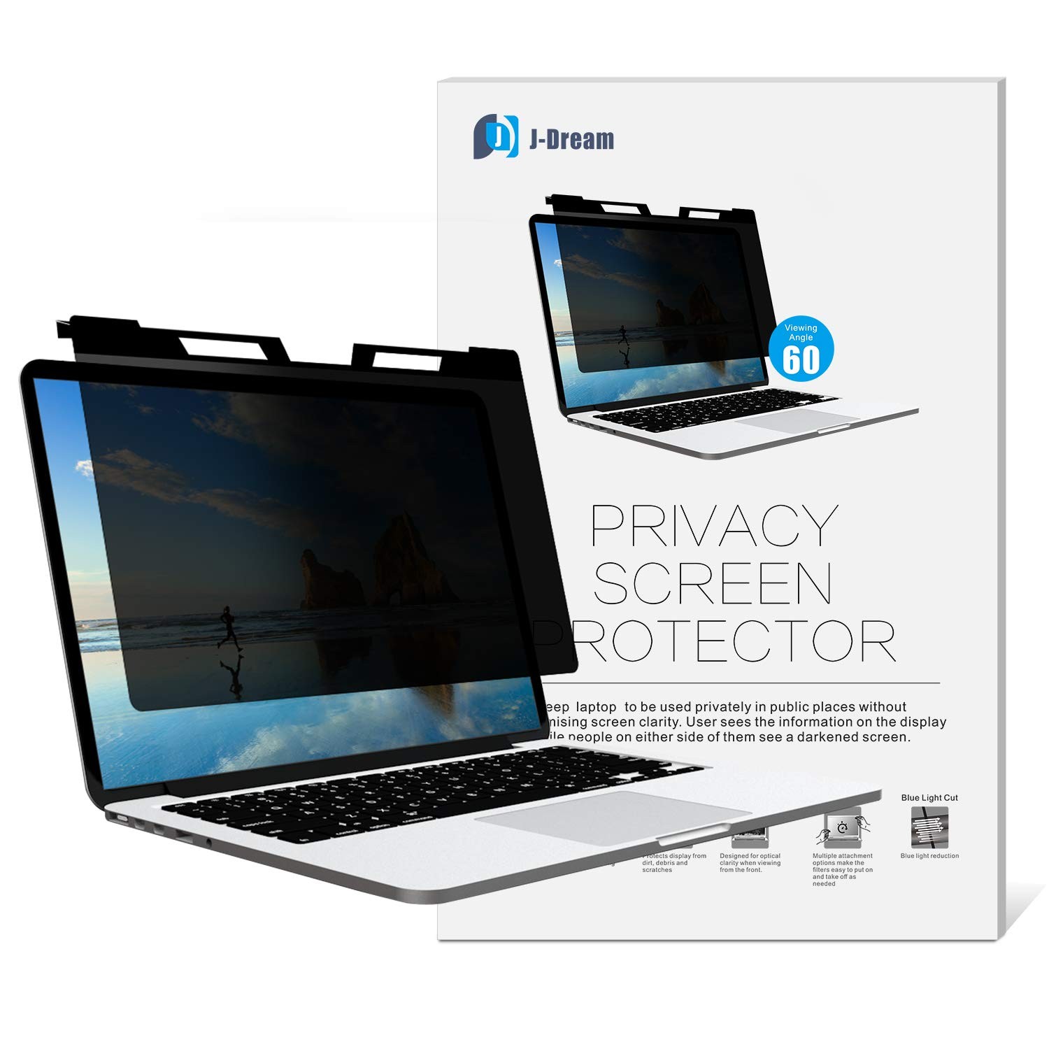 1 PC Hanging 14 Inch 169 Laptop Privacy Screen Filter Anti Glare Blue Light