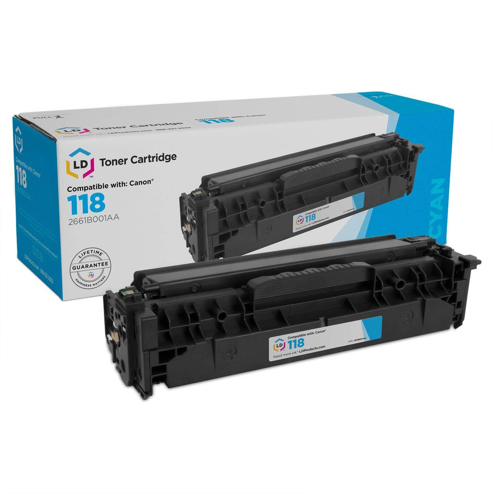 LD Products Reman Compatible Toner Replacement for Canon 118 (Cyan)