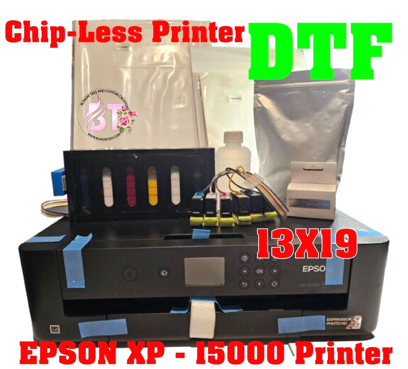 DTF CONVERTED Epson Expression Photo HD XP-15000 PRINTS 13