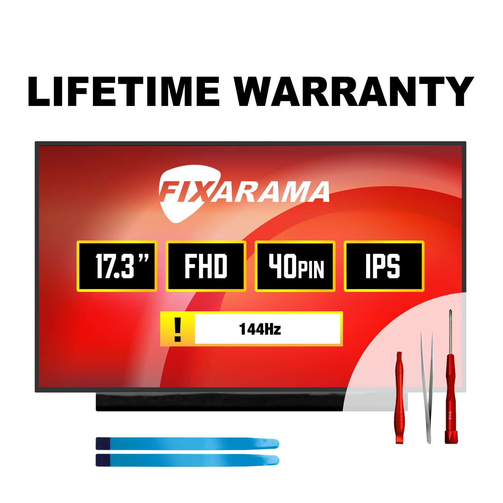 Gateway GWNR5L1746-SL 144Hz FHD IPS Matte LCD Screen + Tools GRADE A+ FIXARAMA