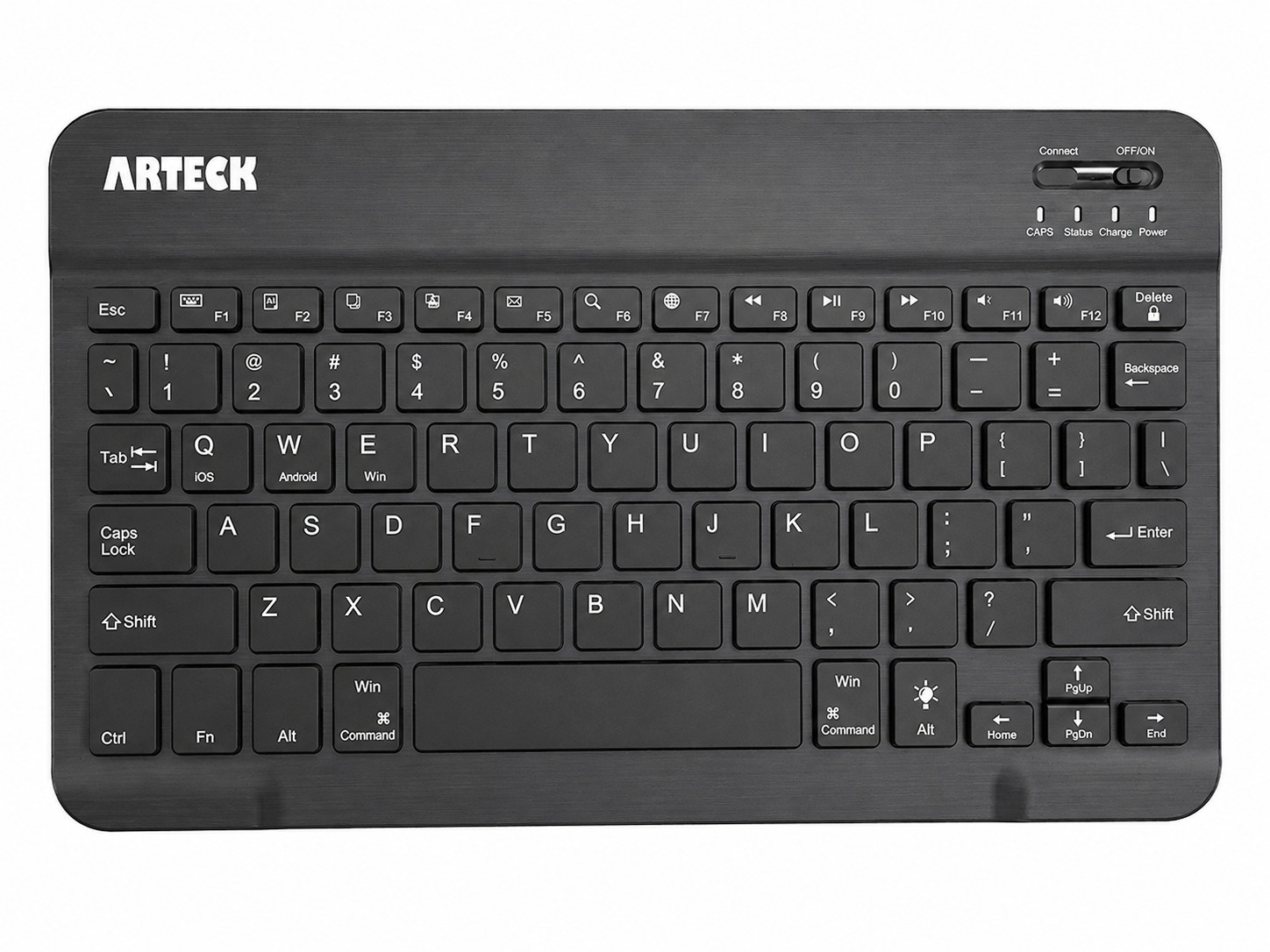 Pre-owned Arteck HB030B Universal Slim Portable Wireless Keyboard