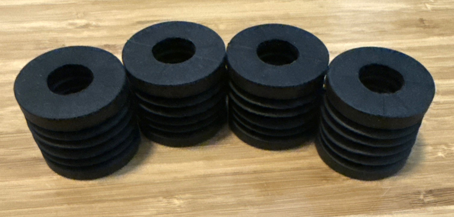 Bambu Lab 4pcs Anti Vibration Feet for X1 Series and P1P 3D Printer New