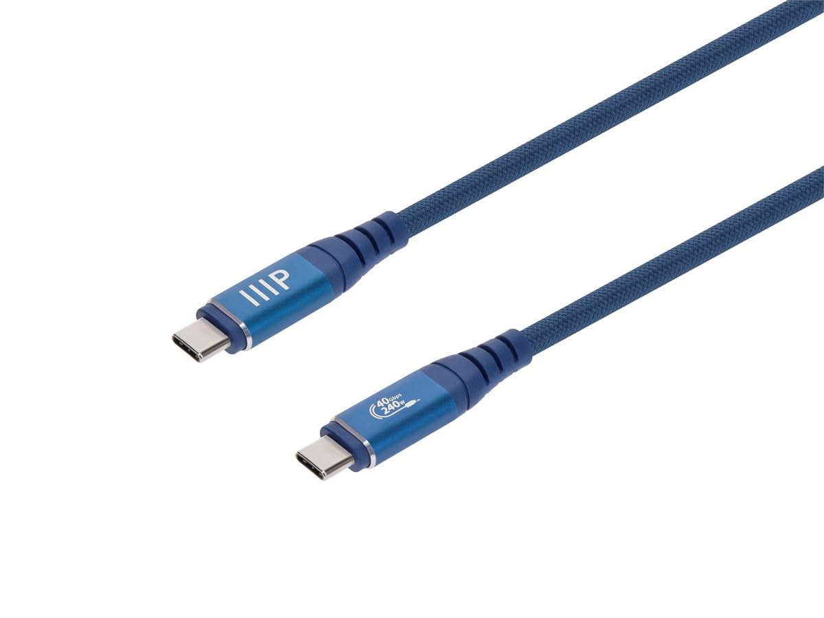 USB4 40Gbps Cable - 240W EPR 8K HDR USB-IF Certified Braided Ultra High-Speed 3F