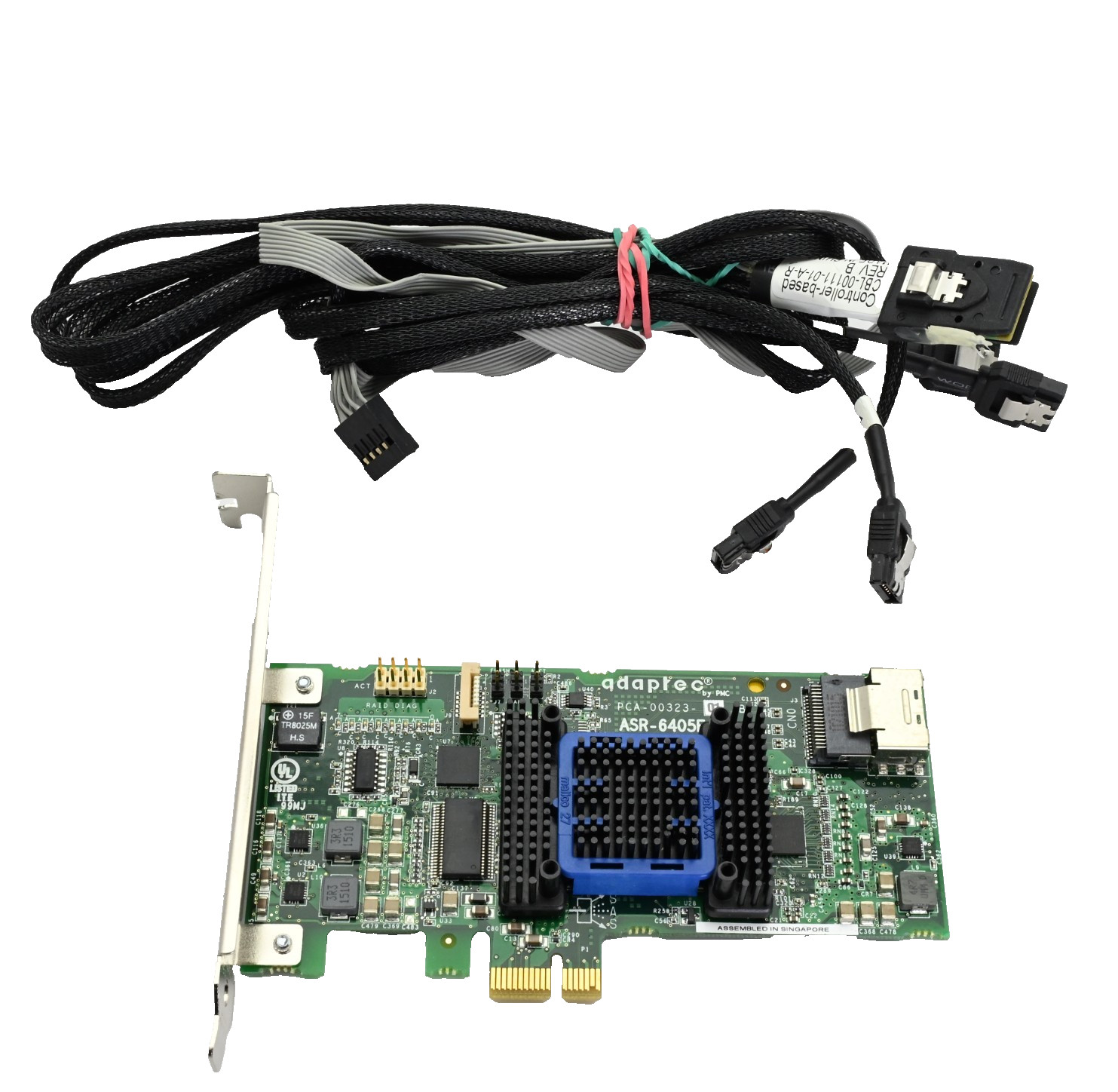 Adaptec ASR-6405E 128MB 4-Port SAS/SATA 6Gb/s RAID PCIe ASR-6405E/128MB
