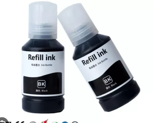 Ink Bottle Replacement For 532 T532 Black compatible with Epson ET-M1170-2Black