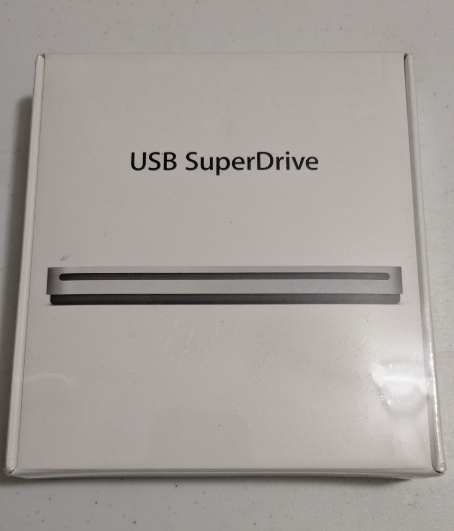 SuperDrive External USB Optical CD/DVD Drive White USB Interface