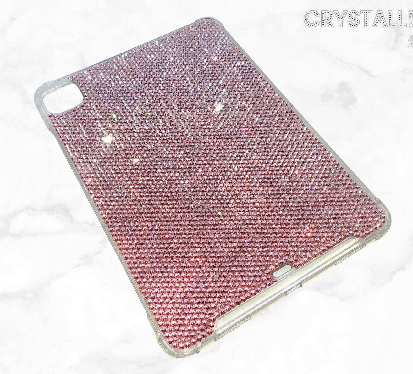 Bling iPad Case AUSTRIAN CRYSTAL Pro Air 9.7" 11" 12.9" Custom Bedazzled Sparkly