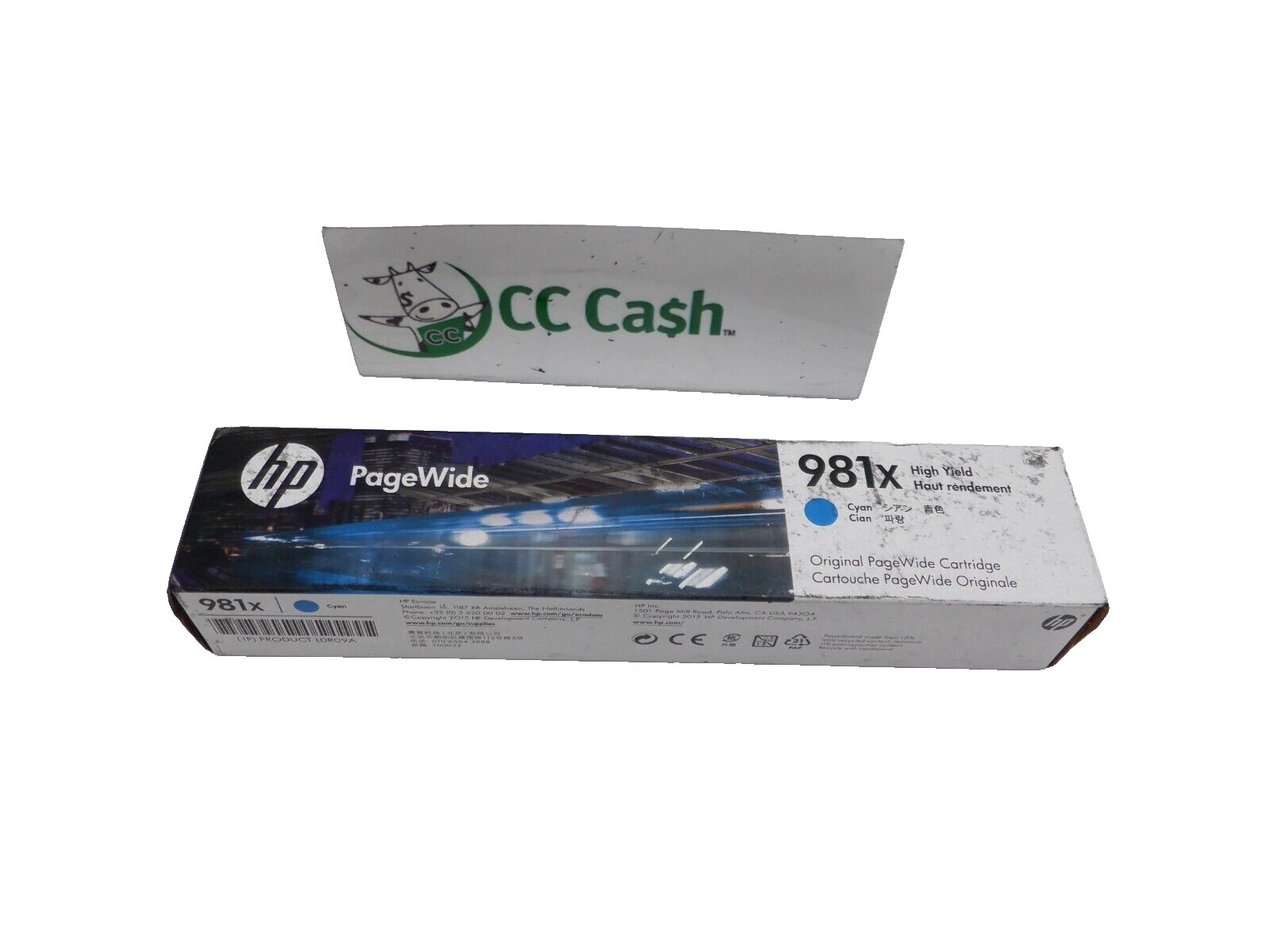 Genuine HP 981x L0R09A Cyan High Yield Ink Cartridge F. Shipping D