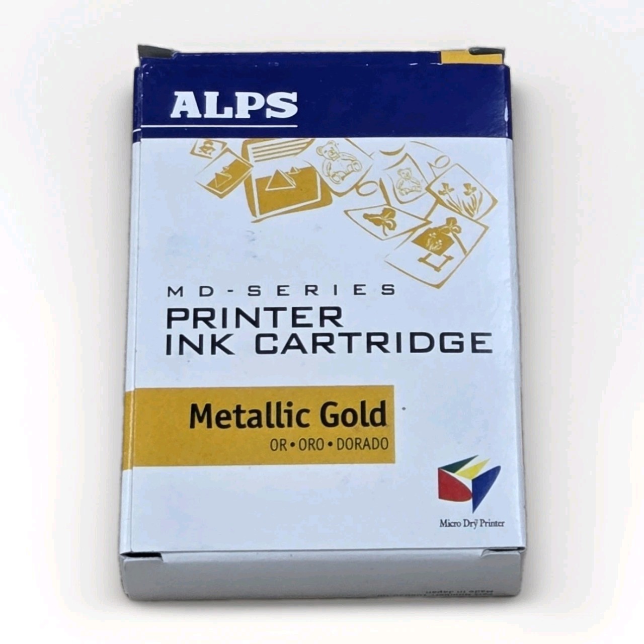 🔥BRAND NEW ALPS Metallic Gold PRINTER INK CARTRIDGE MD SERIES - See Photos*