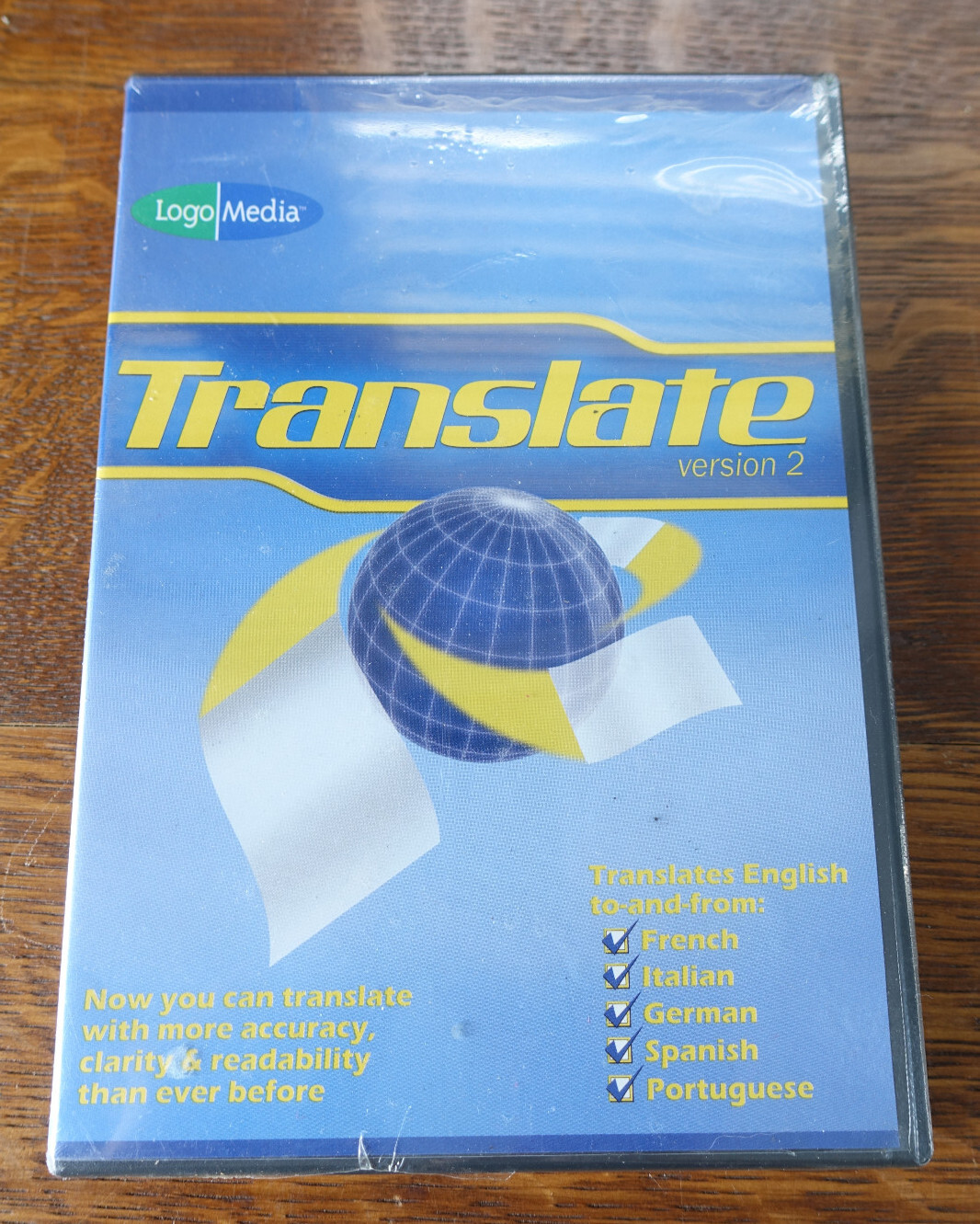  Translate Version 2 Logo Media Translation Software English to 5 Languages