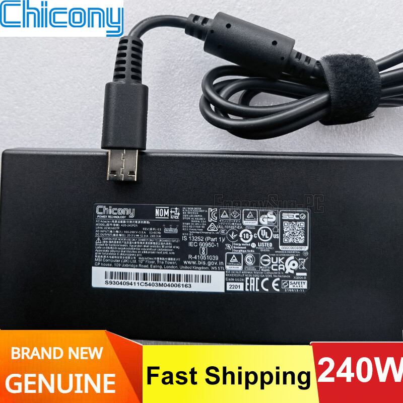 Original Chicony A20-240P2A A240A007P 20V AC Adapter Laptop Power Supply Charger