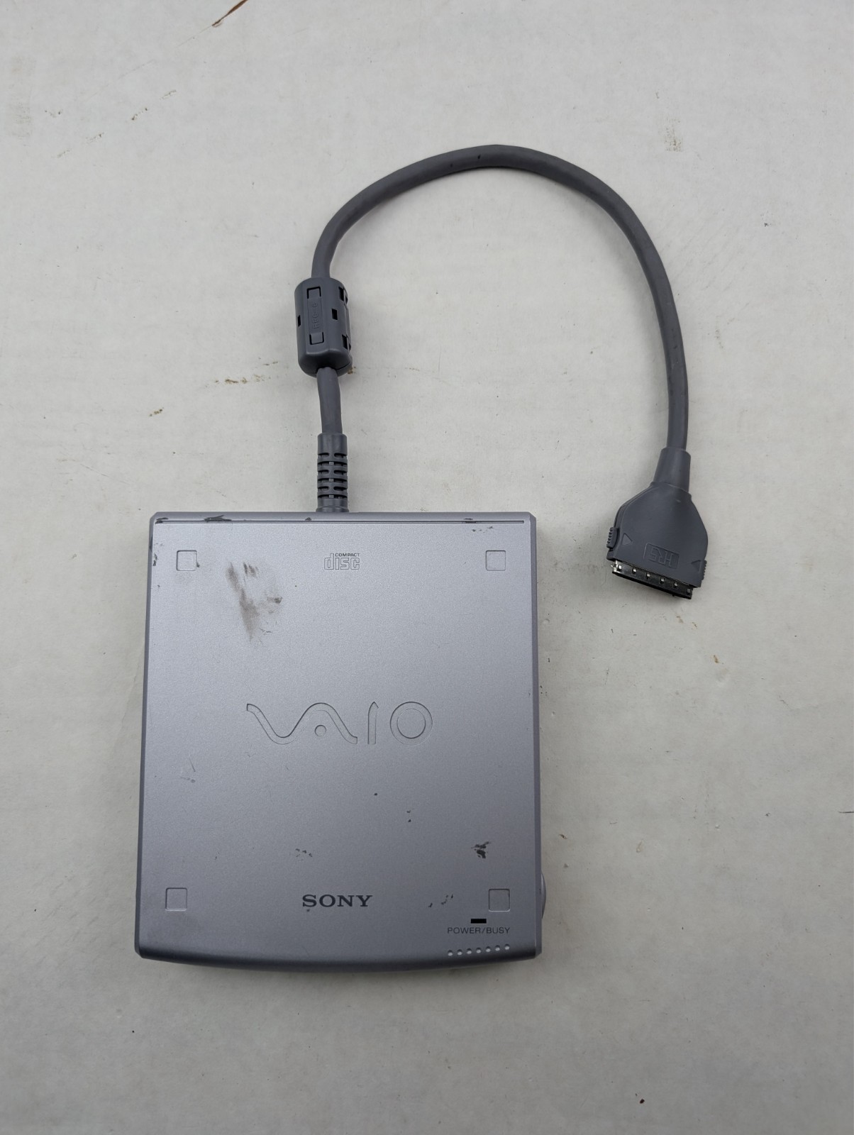 SONY PCGA-CD5 External Portable CD-ROM Drive VAIO Vintage - RARE