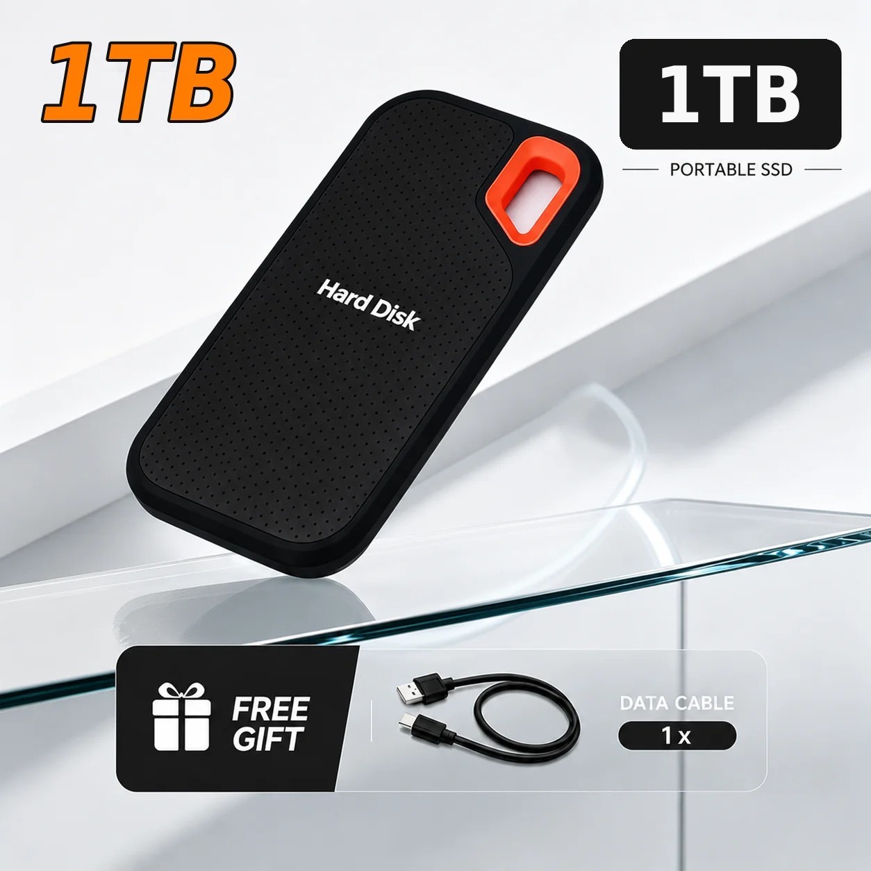 1TB 2TB Portable External SSD USB-C High Speed Storage Drive for PC Laptop