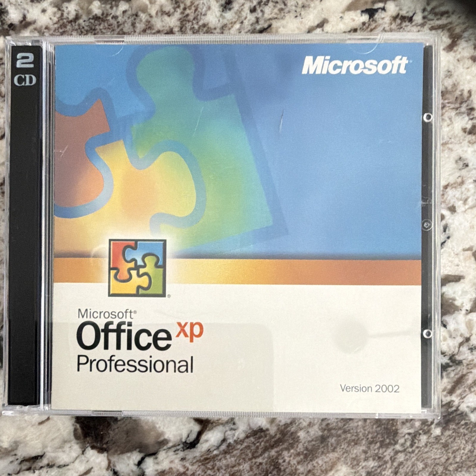 Vintage Microsoft Office Lot with Keys - Office XP Pro 2000 Pro 97 Pro Hologram