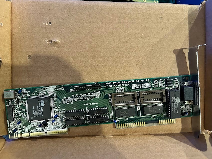 CLVGA 542XVL/H VESA LOCAL BUS VIDEO CARD REV 2.0 For PC CIRCA 1990
