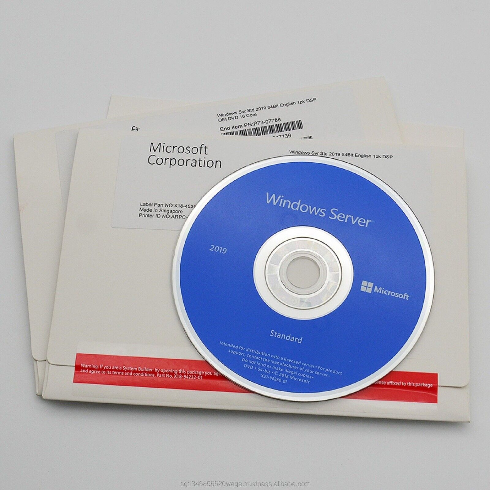 New Microsoft Windows Server 2019 Standard - New Sealed DVD Box
