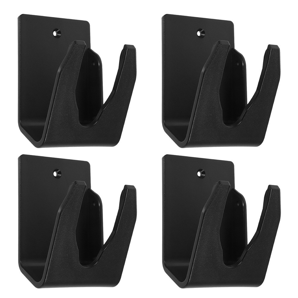 Reusable Plastic Wall Mount Holder for Barcode Scanner Universal Black Bracket