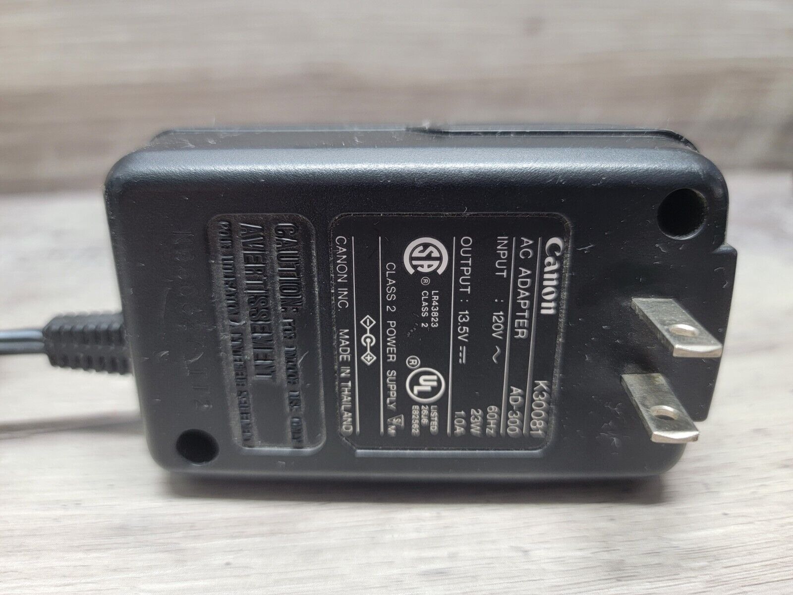 Canon K30081 Power Supply Adapter Charger AD-300 Output 13.5V 1A GENUINE OEM