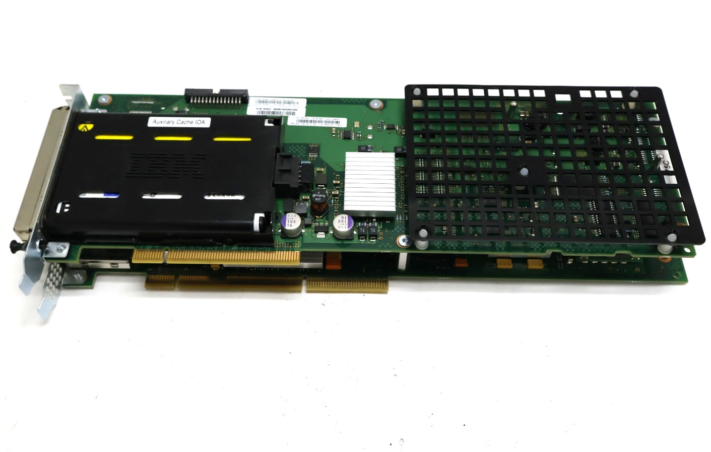 IBM 575C PCI-X 3Gb 4-Port SAS RAID Auxiliary Cache Adapter Card 74Y8313 "READ"