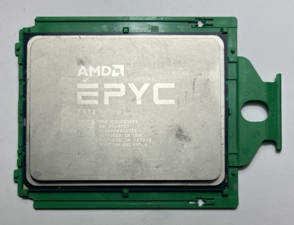 AMD EPYC 7H12 @2.60GHz 64-core 256MB 280W SP3 CPU Processor