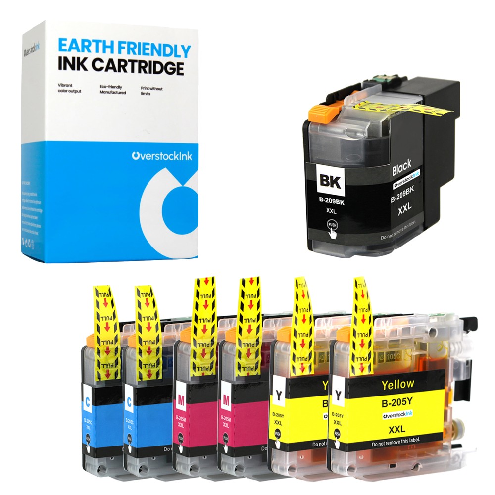 OSI Compatible 7PK LC209 LC205 Ink Cartridges fits Brother MFC-J5620DW J5720DW