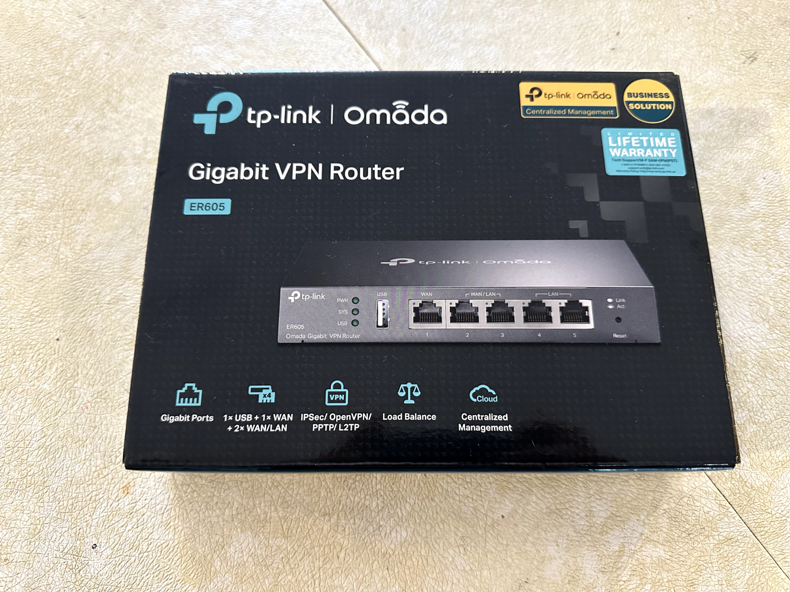 TP-Link Omada Gigabit VPN Router ER605 V2