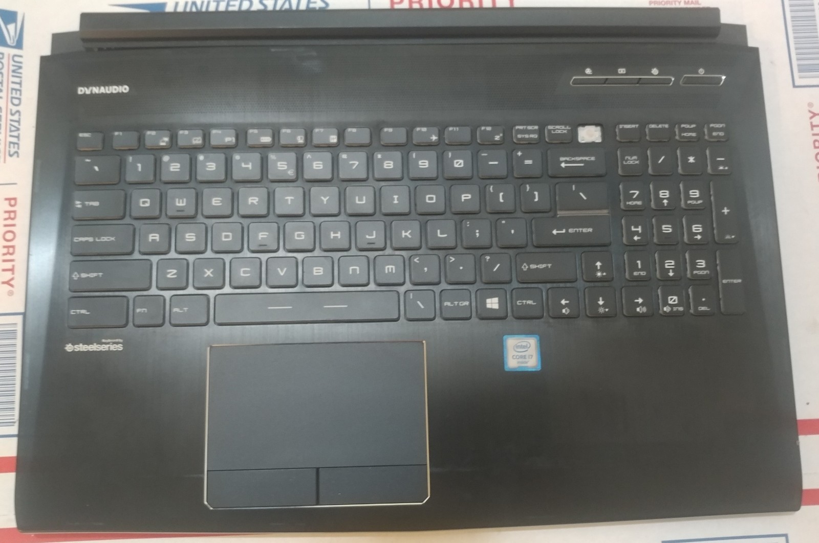 MSI GT62VR 6RE Dominator Pro 15.6" OEM Palmrest Keyboard 3076L1C224  READ