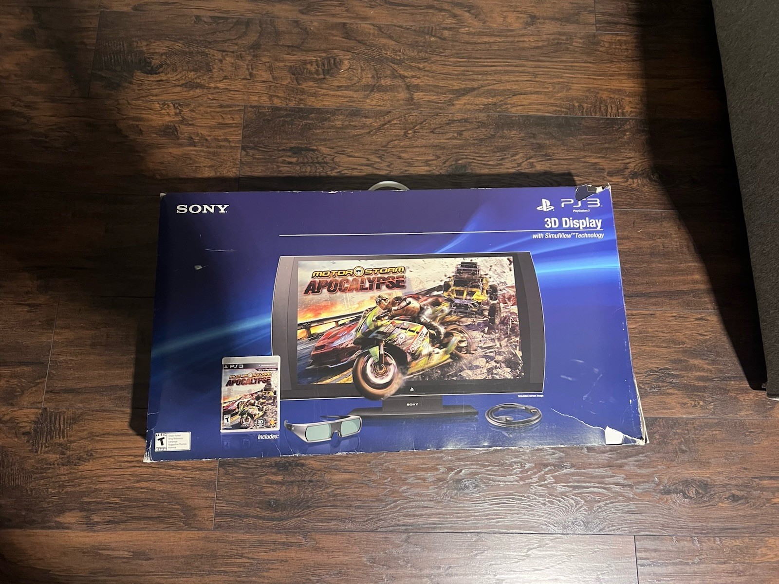 Sony PlayStation 3 PS3 3D Display In Box CECH-ZED1U with 3 Glasses new Battery