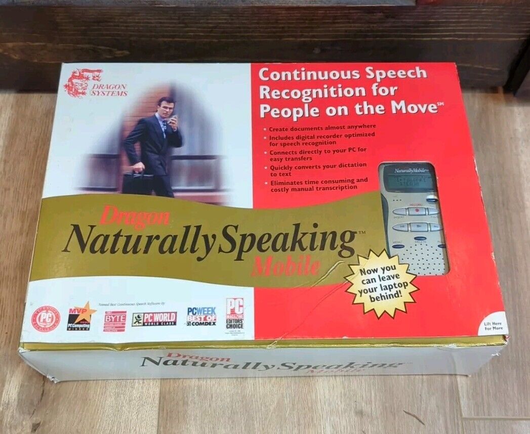 New Dragon Systems Naturally Speaking Mobile Continuous Speech Recognition 
