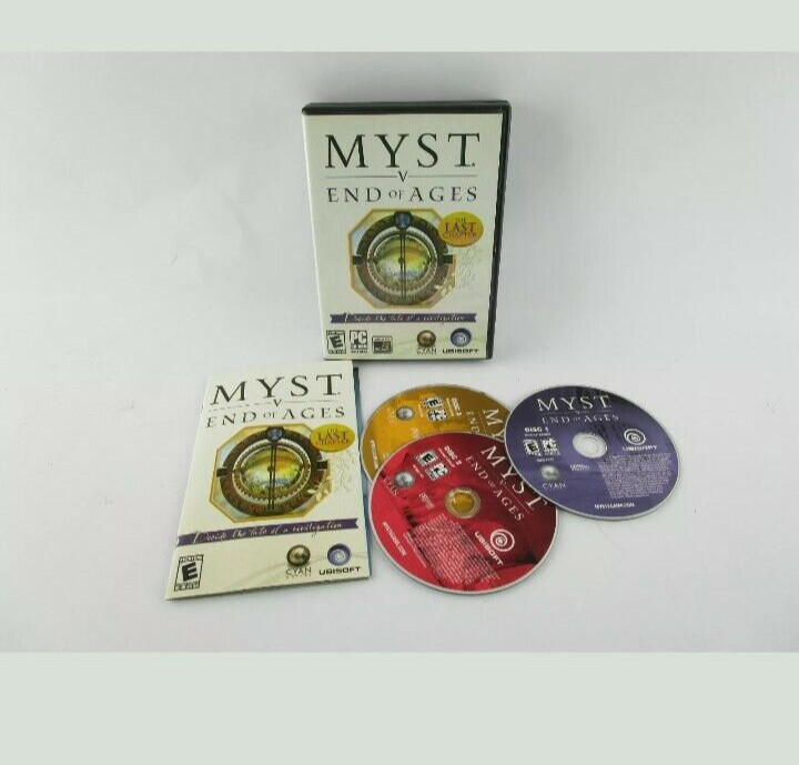 Myst V End of Ages The Last Chapter 3 Disc Set Microsoft Windows 2000/XP 2005 