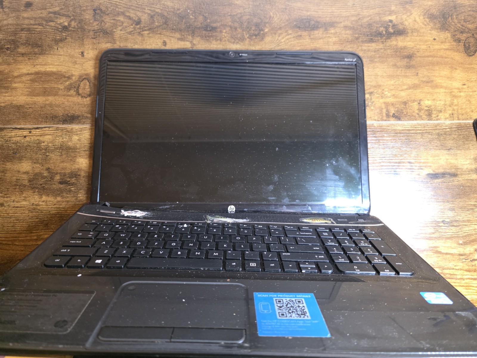 HP Pavilion G7 I3-2370M Not Working For Parts, No Ram, No Hdd, No Charger 