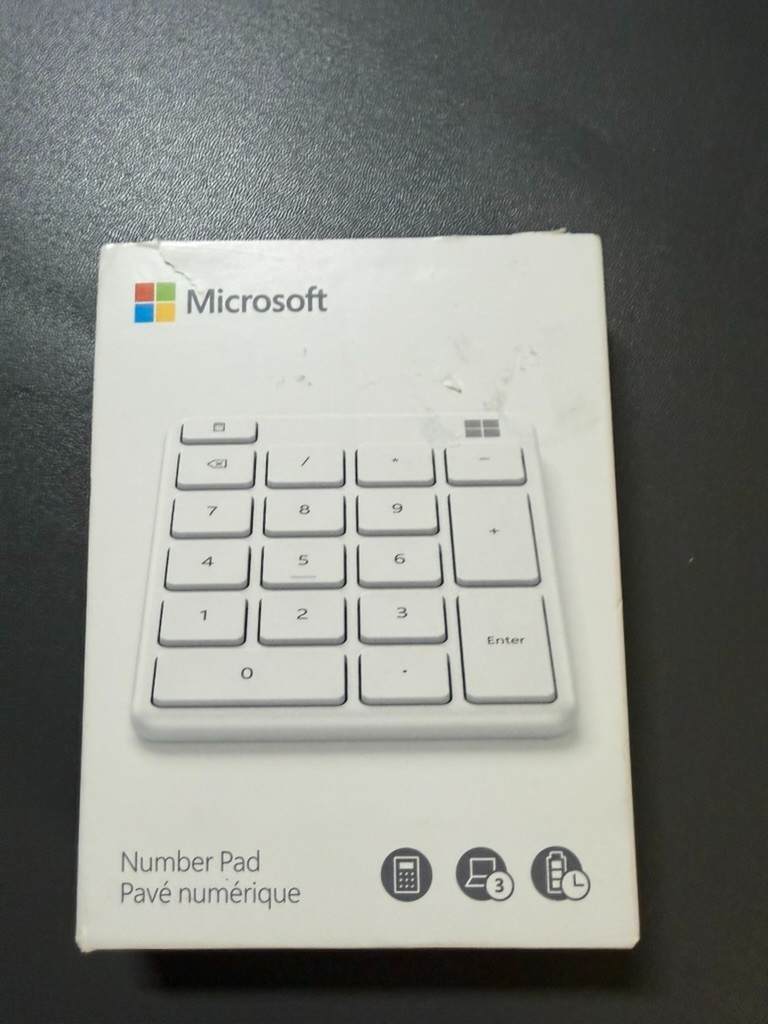 Microsoft Number Pad Bluetooth Model 1969