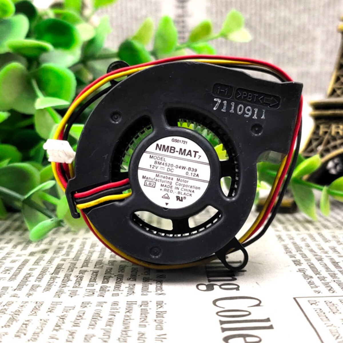 NMB BM4520-04W-B39 4520 12V 0.12A Projector Chassis Cooling Fan Turbo Blower