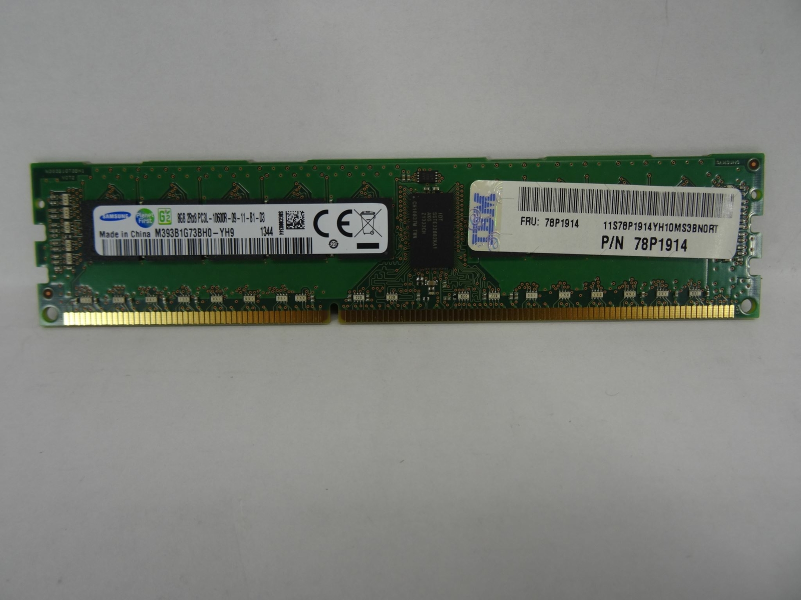 IBM 78P1914 8GB 2RX8 PC3L-10600R MEMORY MODULE