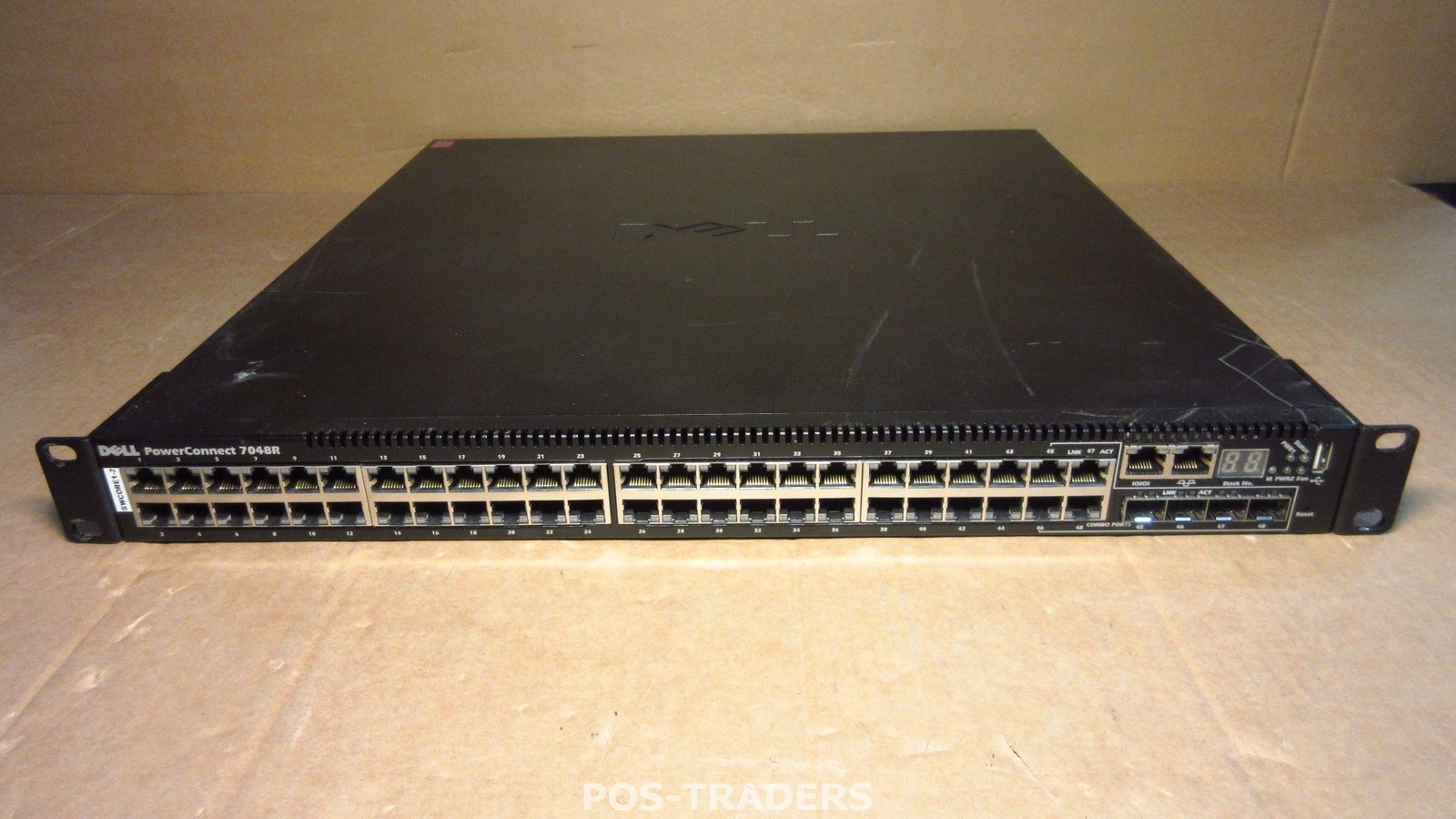 DELL POWERCONNECT 7048R 0J7MFN 48-PORT GIGABIT MANAGED ETHERNET NETWORK SWITCH