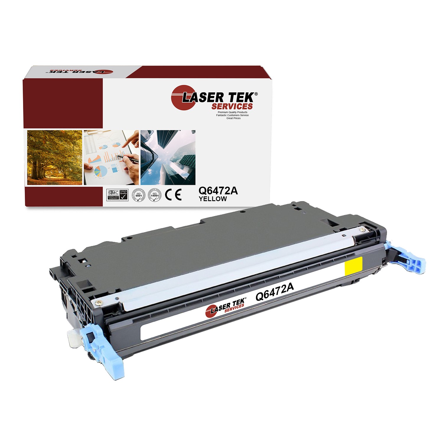 LTS 502A Q6472A Yellow Compatible for HP LaserJet 3600 3600n Toner Cartridge