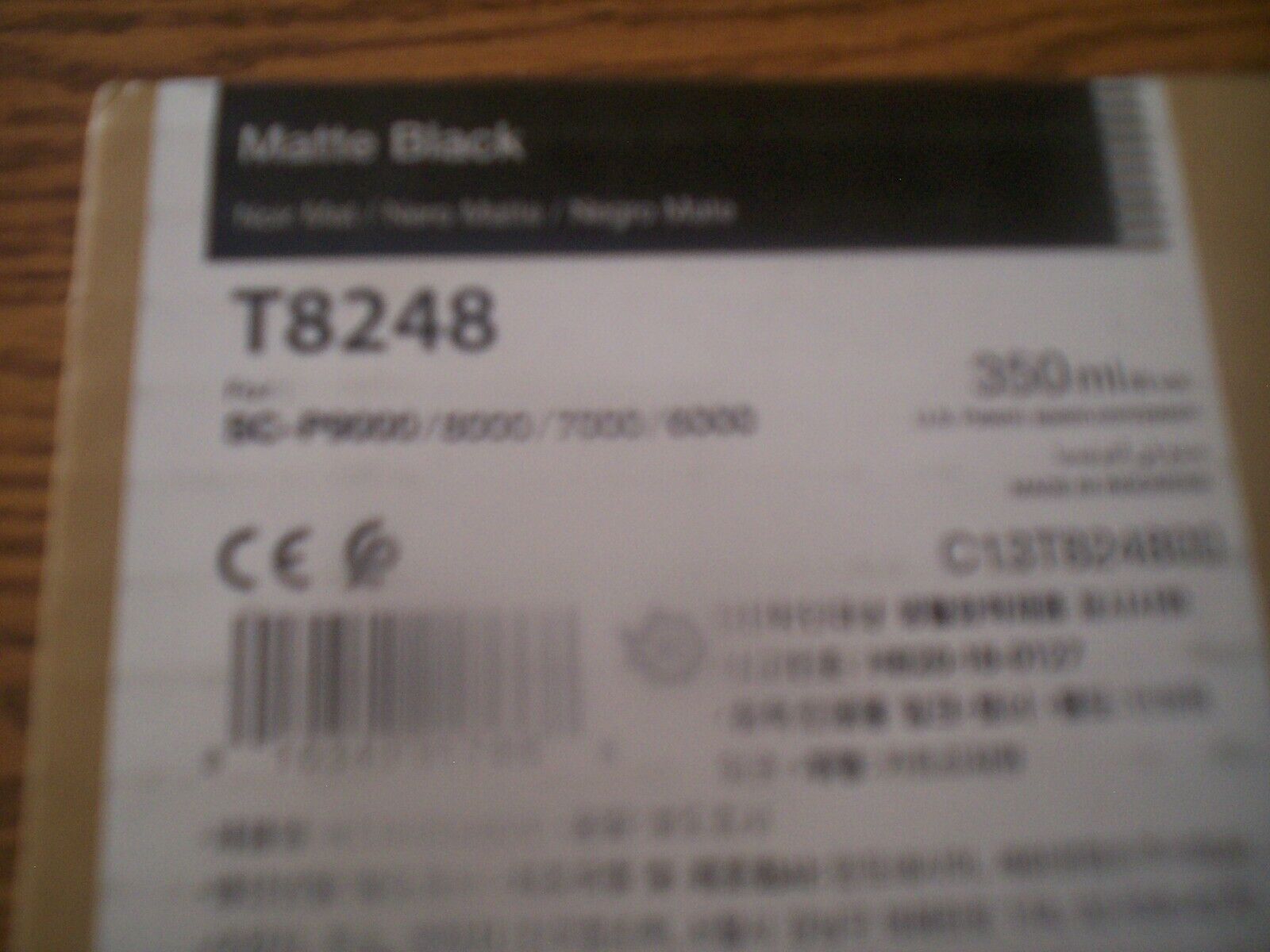 Genuine EPSON T8248  Matte Black Ink Cartridge pack  Exp 20230724