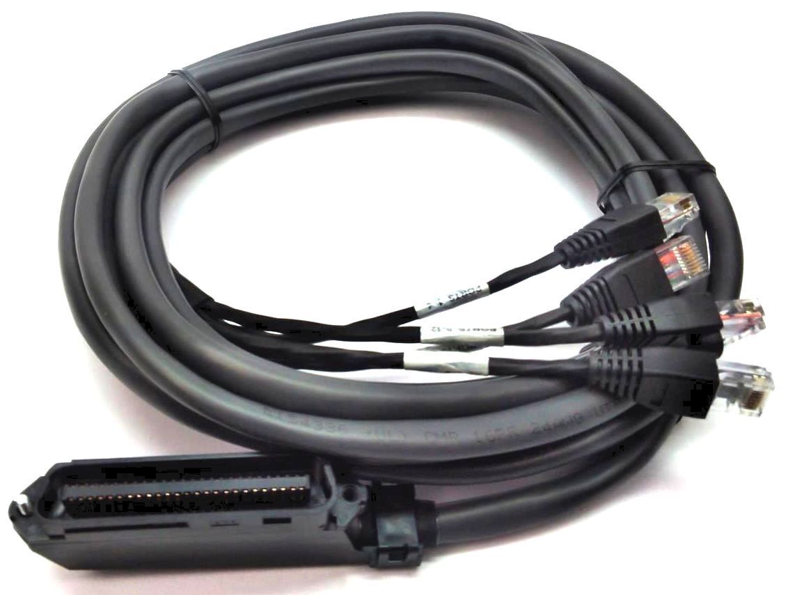 Mitel 5000 Inter-Tel DEM Cable Adapter RJ-545 Male to Amp 50P Male 15ft 813.1814