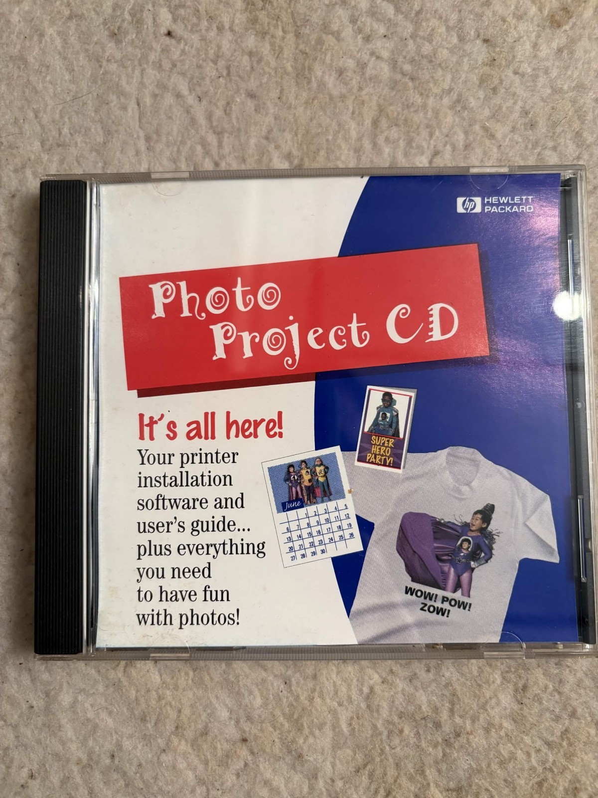 Hewlett Packard Photo Project CD-ROM WIN 95